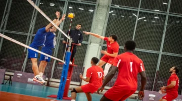 نتيجة مفاجئة فوز الشمال على الخور في دوري الطائرة القطري